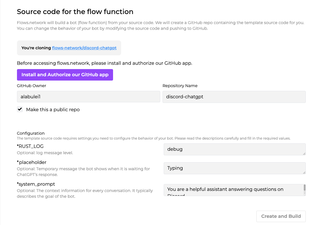 Create a ChatGPT Discord Bot. Using the ChatGPT API to power